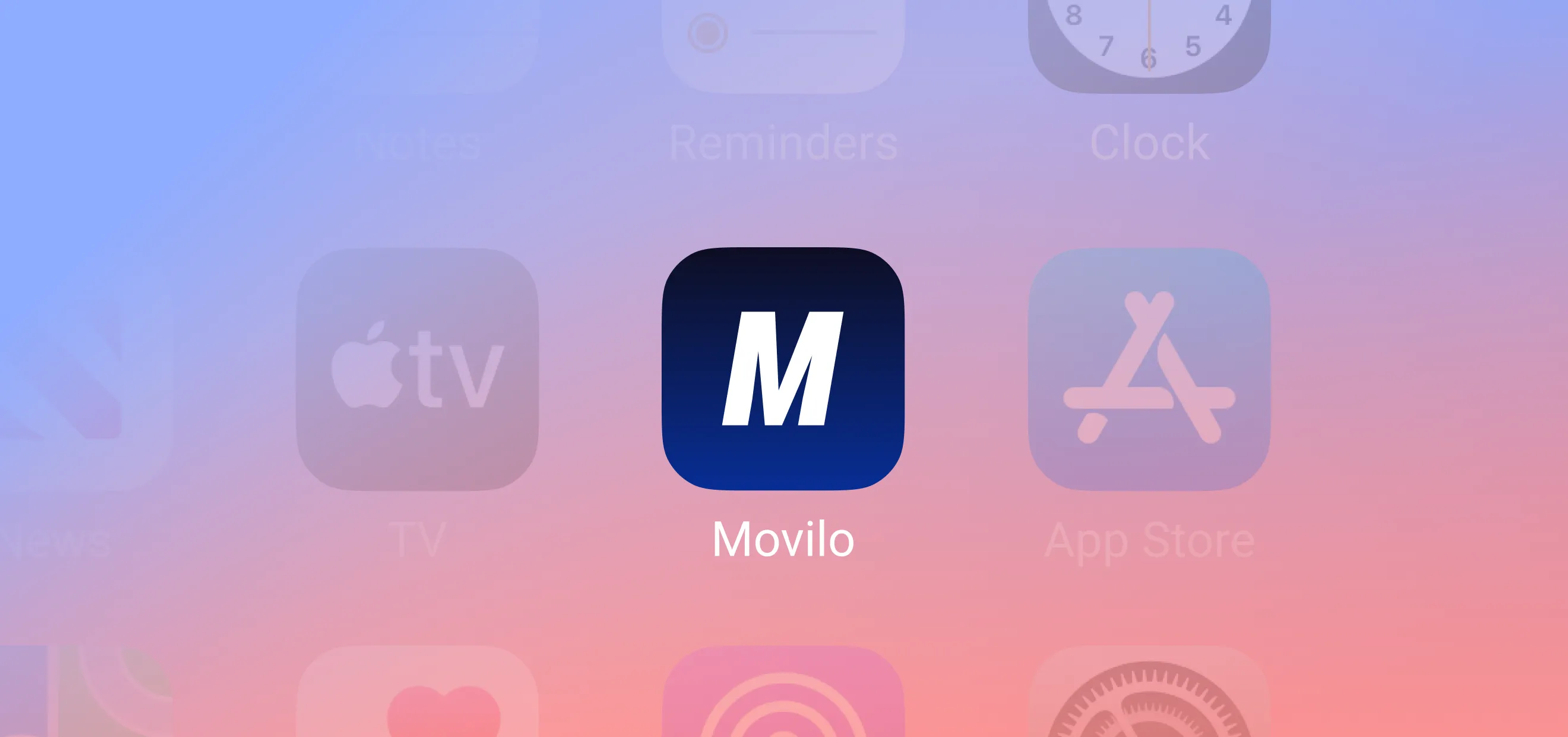 Movilo app icon design