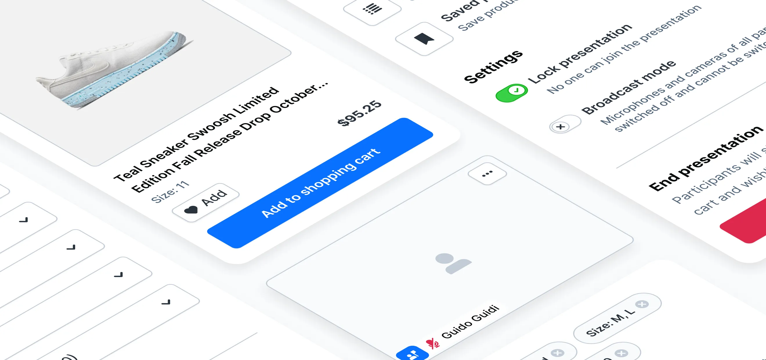 Digital Sales Rooms UI Kit components